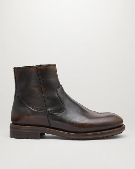 Bottes Belstaff Homme Marshall Noir Cuir France GW6745120